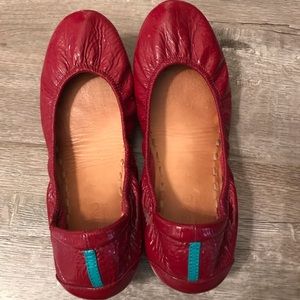 RUBY RED PATENT Tieks by Gavriell